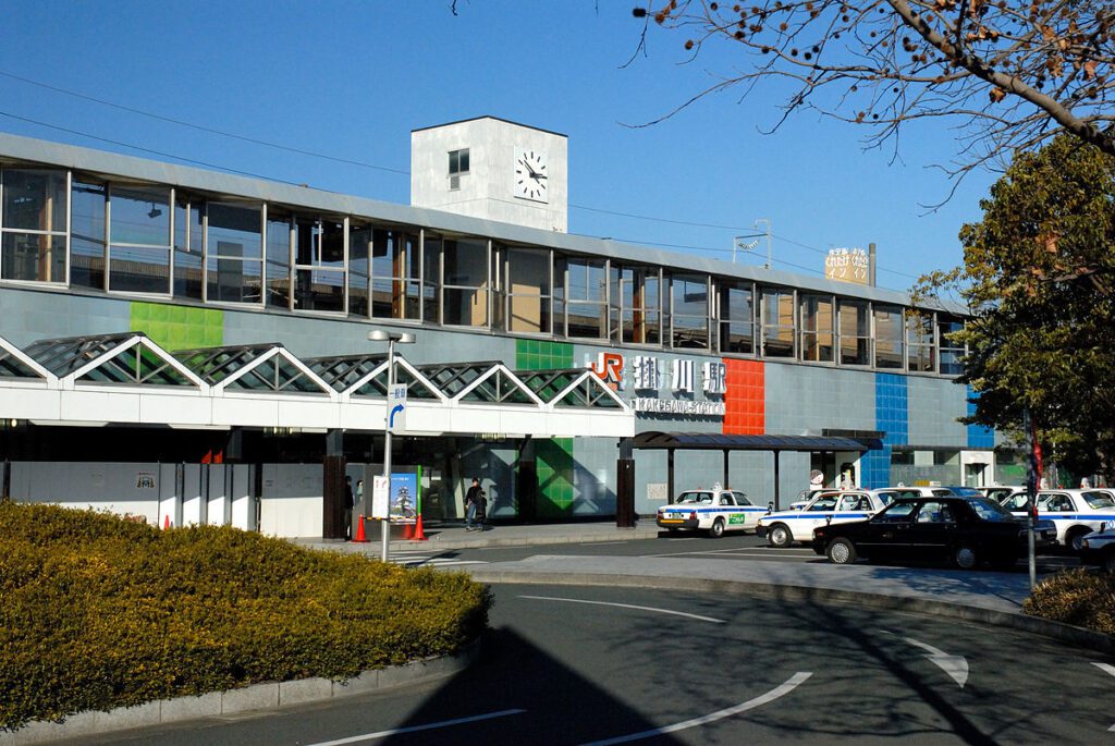 Estação de Kakegawa foi a primeira cidade que eu morei.