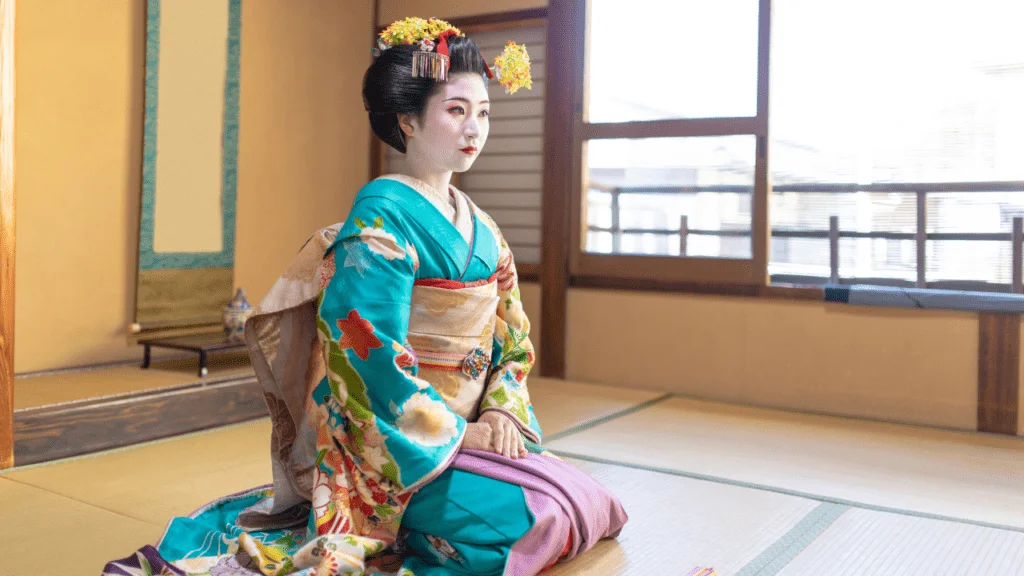 As gueixas são artistas tradicionais japonesas que se dedicam às artes da música, dança, canto, poesia e conversação. Elas são figuras emblemáticas da cultura japonesa e representam beleza, elegância e sofisticação.